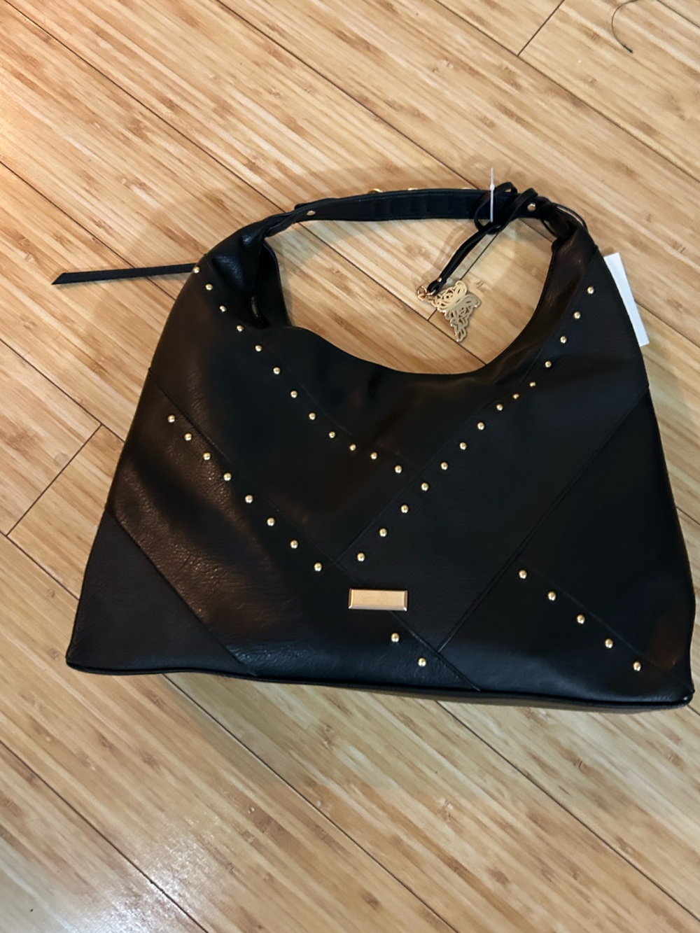 NWT Jessica Simpson Studded Hobo Shoulder Bag